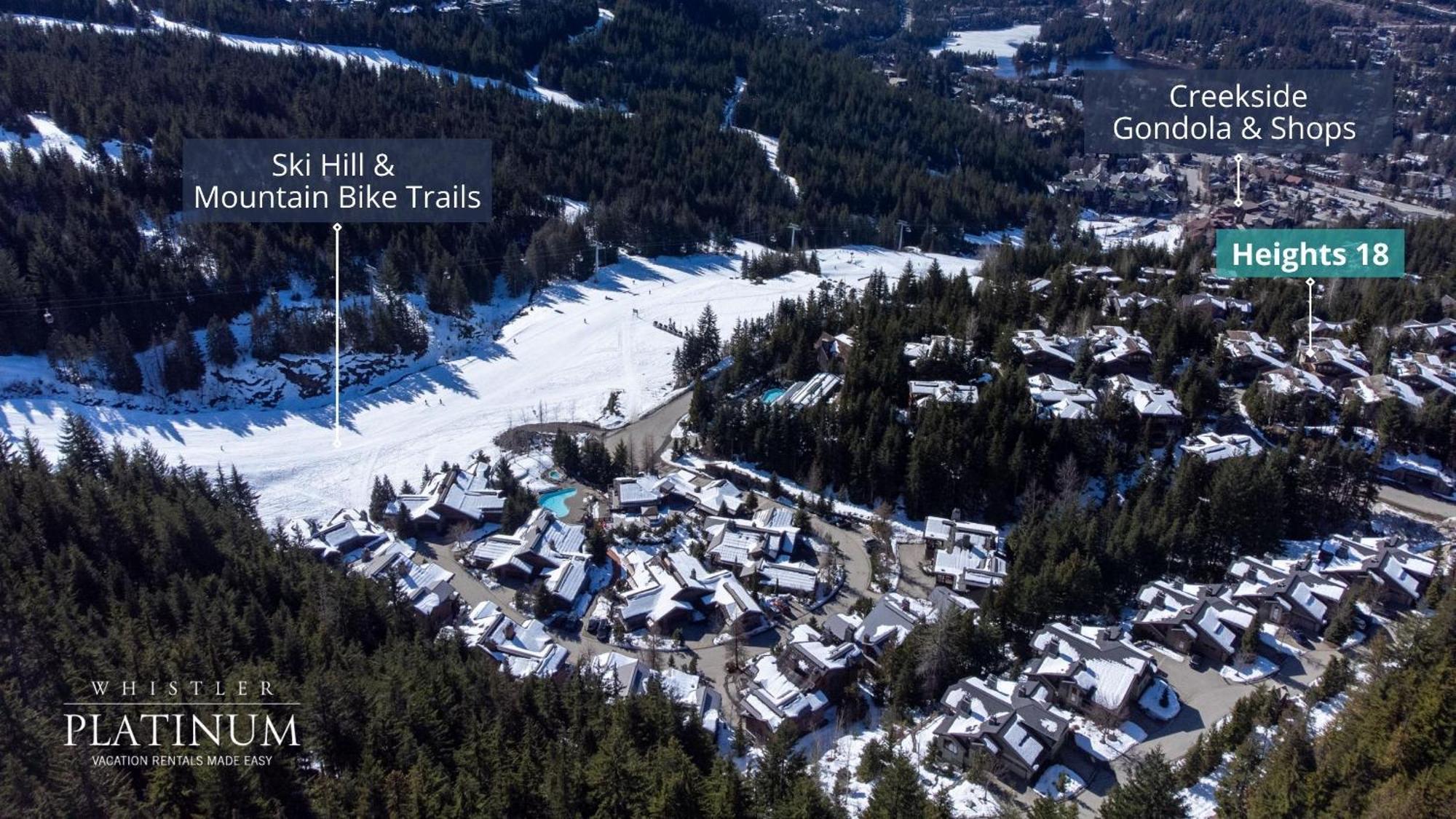 Taluswood The Heights 18 | Mountainside Townhome W/ Ski Access, Hot Tub, Tranquil Views Whistler Eksteriør bilde